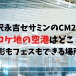 矢沢永吉セサミンのCM2022のロケ地の空港はどこ？撮影もフェスもできる場所？