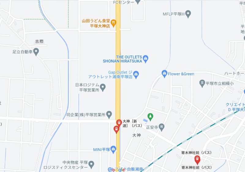ジアウトレット湘南平塚へバスはある？アクセスや行き方を調査！