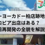 イトーヨーカドー柏店跡地にロピア出店はある？駅前再開発の全貌を解説